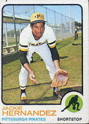 1973 Topps Baseball Cards      363     Jackie Hernandez